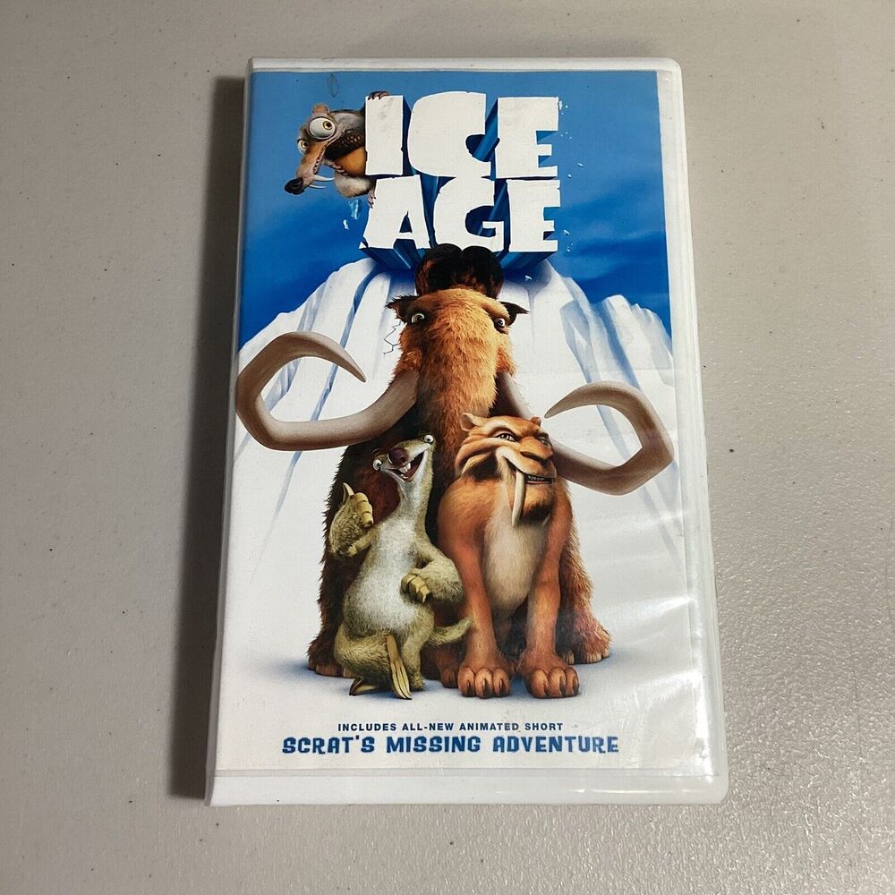 Ice Age (VHS, 2002, Includes Bonus Short "Scrats Missing Adventure" Tested